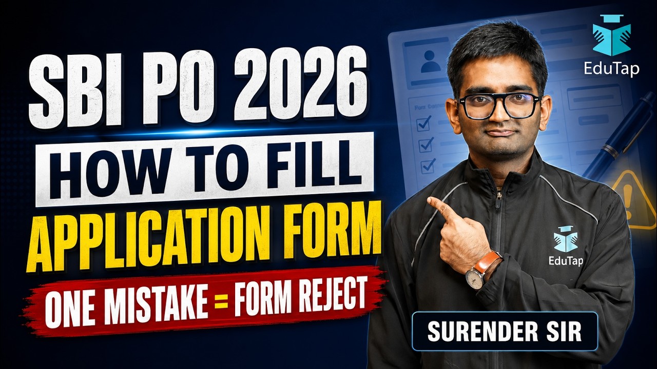 SBI PO Form Fill Up 2026 | How To Fill SBI PO Online Application Form ? SBI PO Form Filling