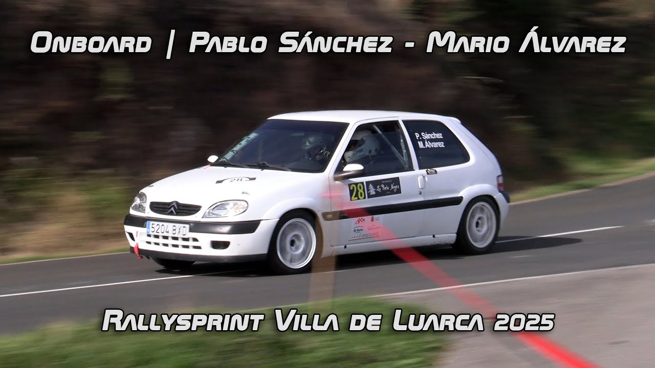 Onboard | Pablo Sánchez - Mario Álvarez | TC2 Rallysprint Villa de Luarca 2025