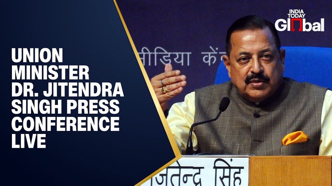 LIVE: Government Science & Technology Updates by Union minister Dr. Jitendra Singh