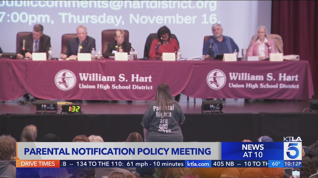 Williams S. Hart District meeting held to discuss LGBTQ+ proposed parental notification policy