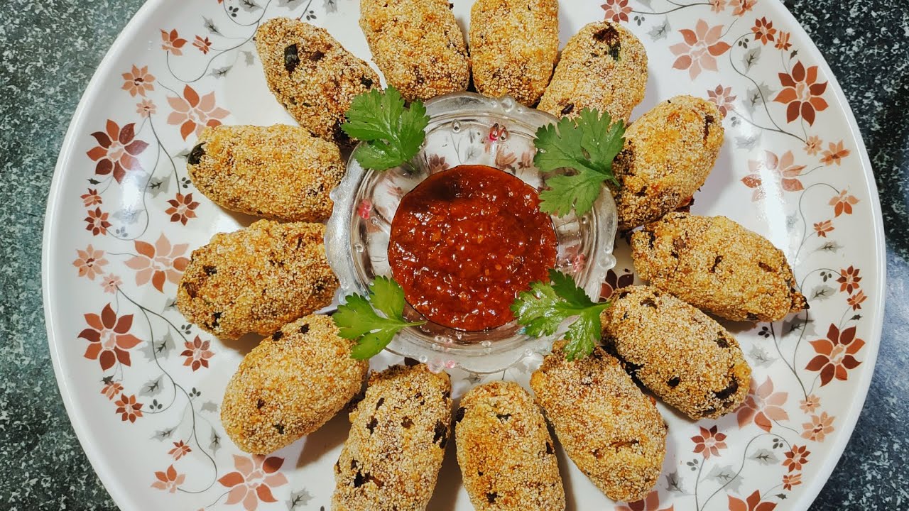 Veg cutlet coated with semolina 😋😋