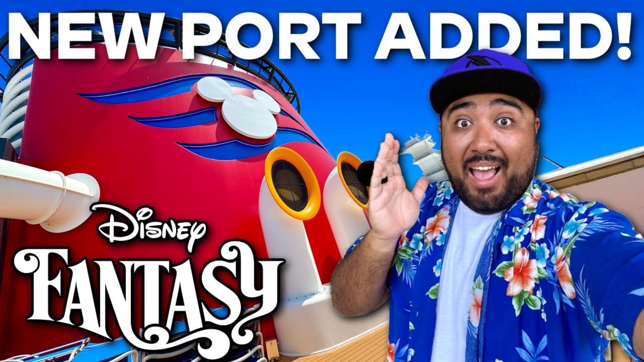 The Captain SURPRISED Us With A NEW PORT ANNOUNCEMENT! Disney Fantasy 13 Night Transatlantic Cruise
