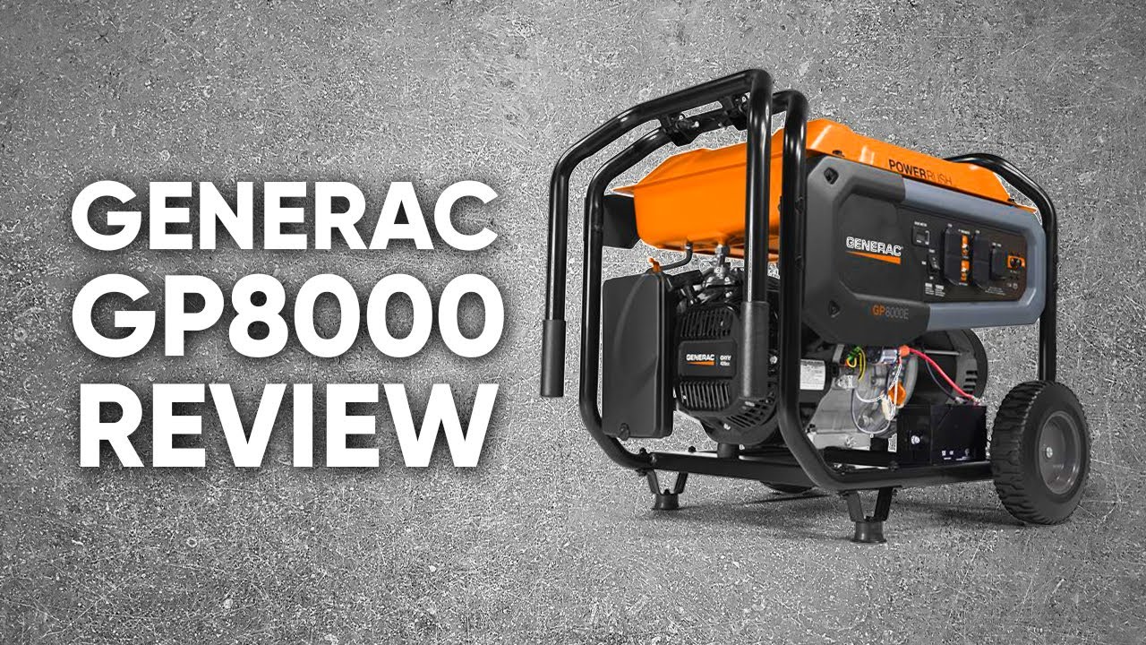 Generac GP8000 REVIEW! Is This a WHOLE HOME GENERATOR?