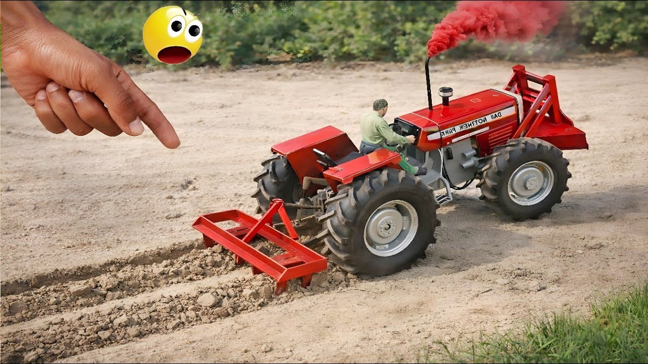 Real Mud Farming with Mini Tractor 🚜 | Satisfying Science Project