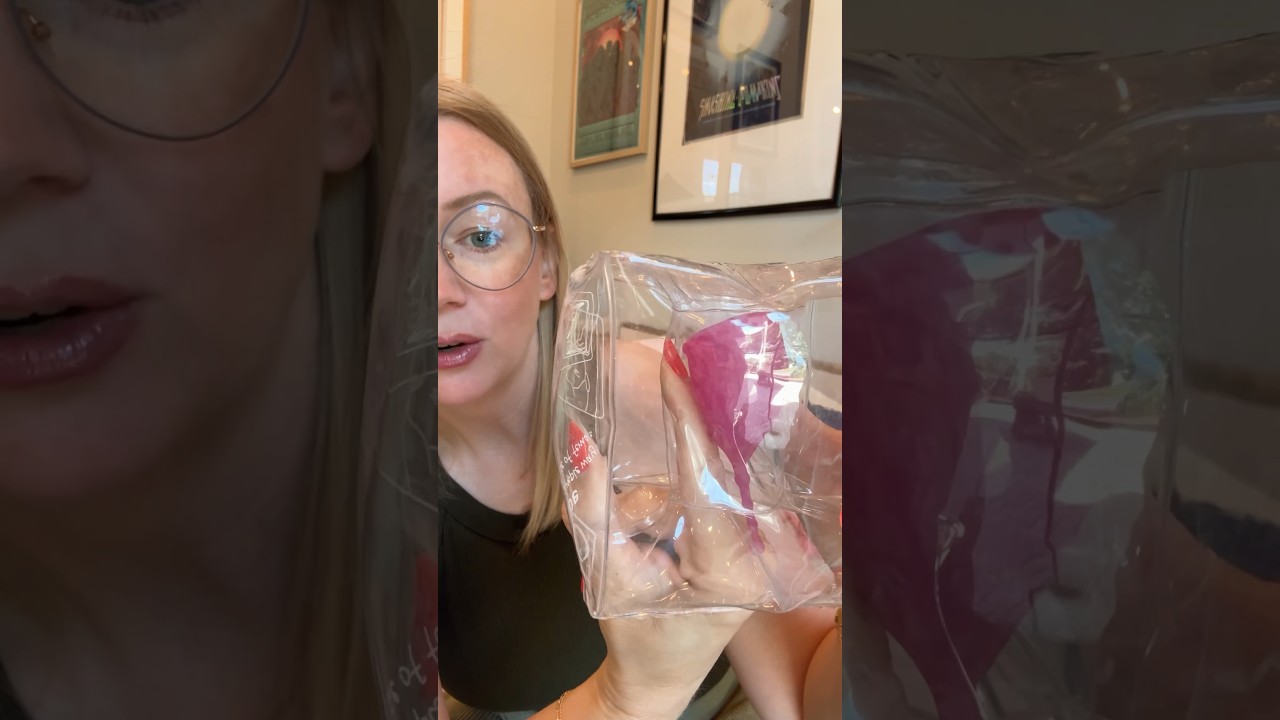 Tips to make sure your menstrual cup opens and seals #shorts