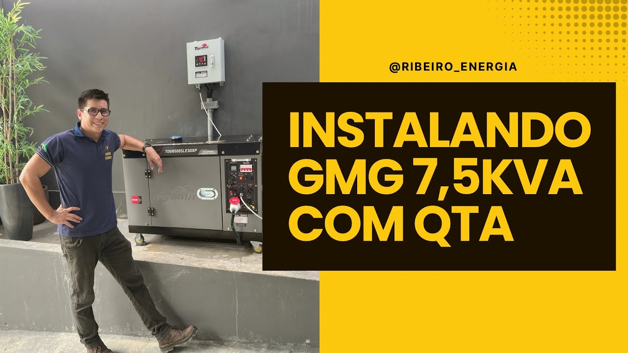 Como instalar um gerador Toyama 7.5kVA TDG8500SLE3DXP