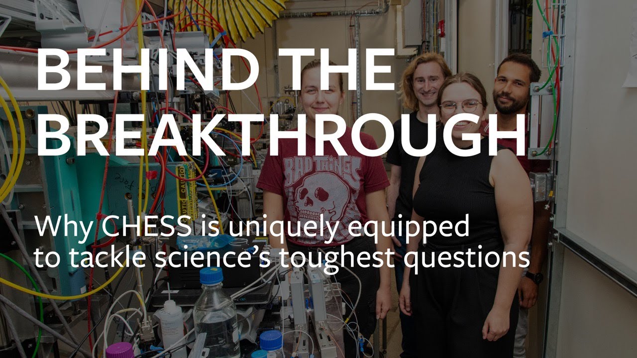 Research at the Speed of Life: A Six-Year Collaboration Reveals Enzymes in Action at CHESS