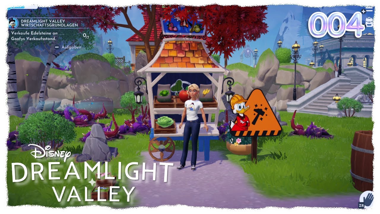 Disney Dreamlight Valley🫅[Switch]#004 Gemüseanbau und Ladenausbau