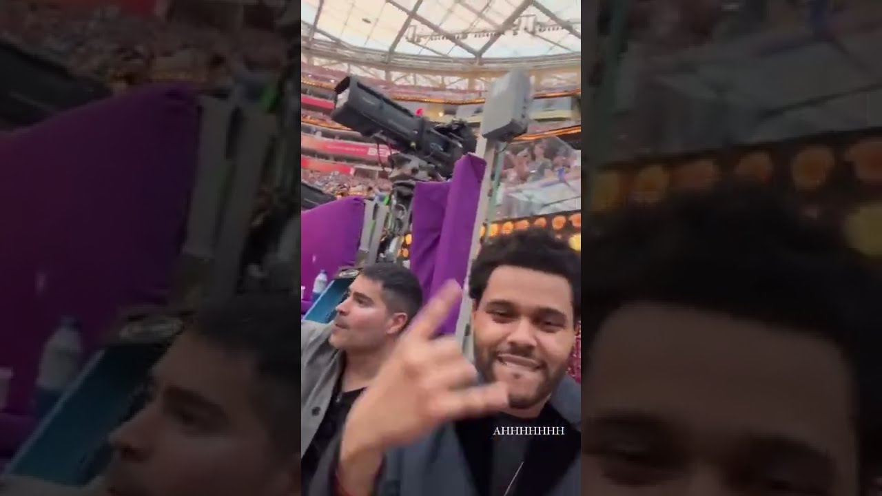 The Weeknd reacts to Eminem - Lose Yourself Live Performance at the 2022 Super Bowl Halftime Show