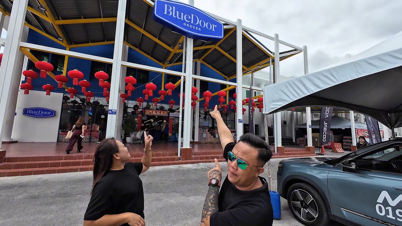 SUPERMARKET BLUE DOOR GROCER PIASAU MIRI // MENJUAL KEPERLUAN HARIAN KERING DAN BASAH // 