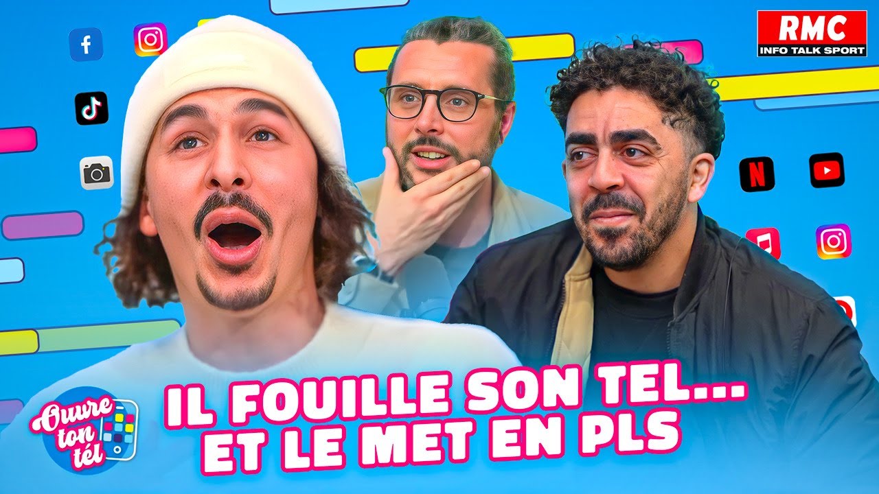 SOUS ECROUS, OUVRE TON TEL&nbsp;! Ichem Bougheraba, Arril&egrave;s Amrani avec Charles Magnien d&rsquo;RMC