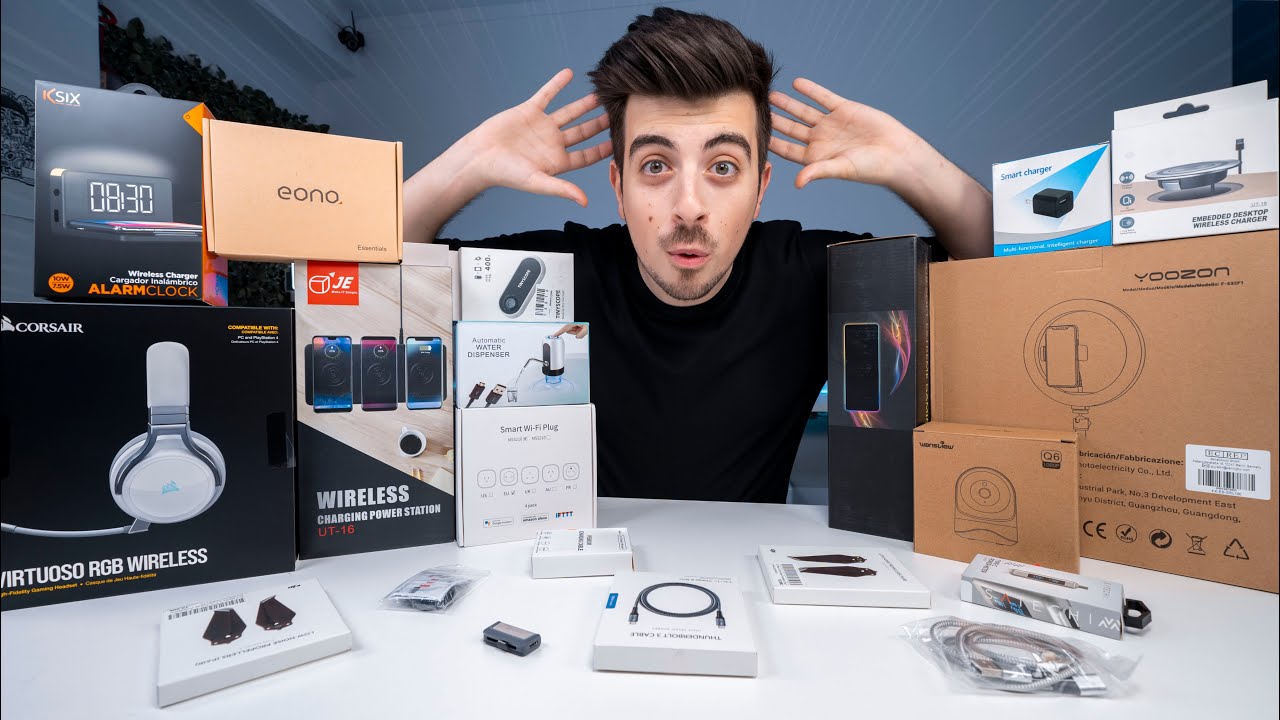 MEGA UNBOXING da Tech mais BARATA (Gadgets BRUTAIS) !!