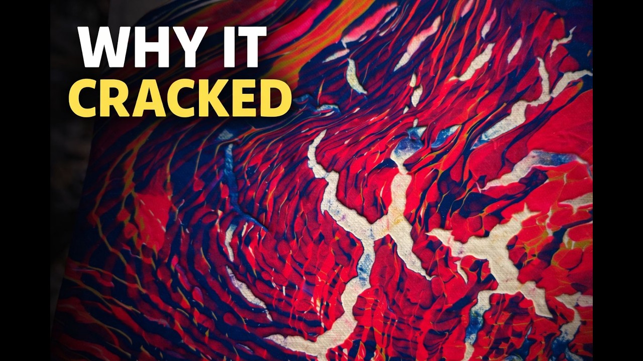 This Is Why Your Paint Pour Cracked