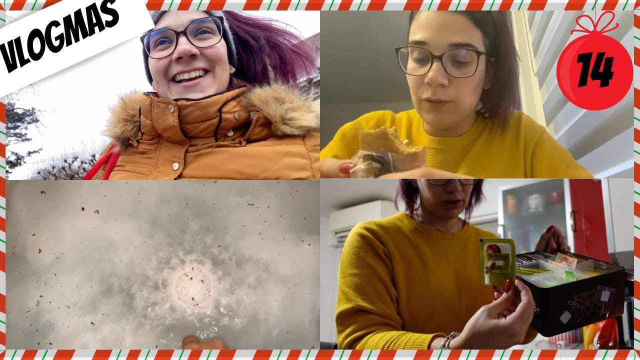 VLOGMAS 14 - Je rêve d'un bon bain réconfortant (boule de bain, thé de Noël) ♡