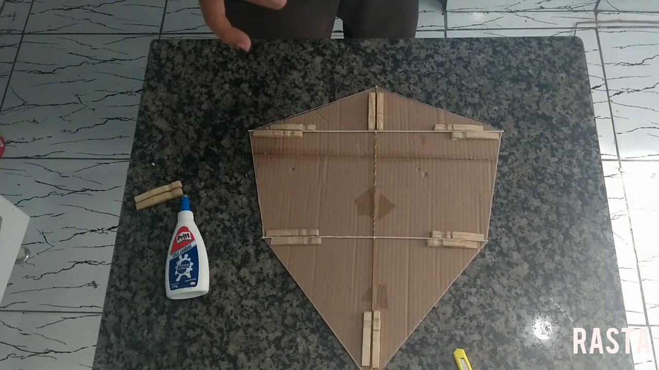 Como fazer gabarito de pipa