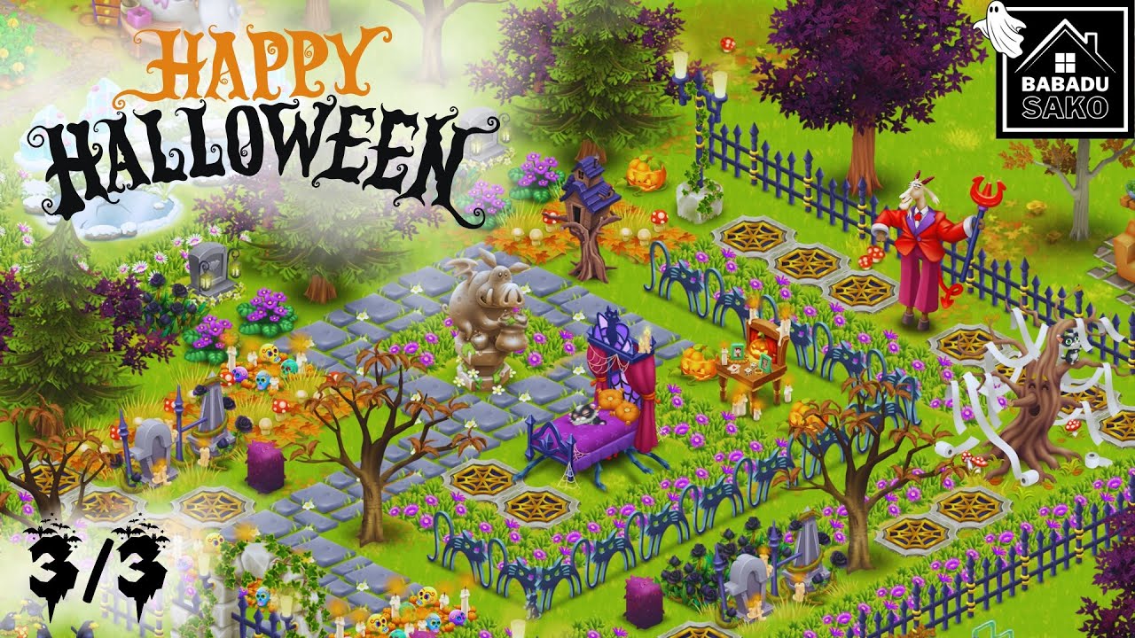EP.287 : Happy Halloween Theme part 3/3 - HayDay FarmDesign!