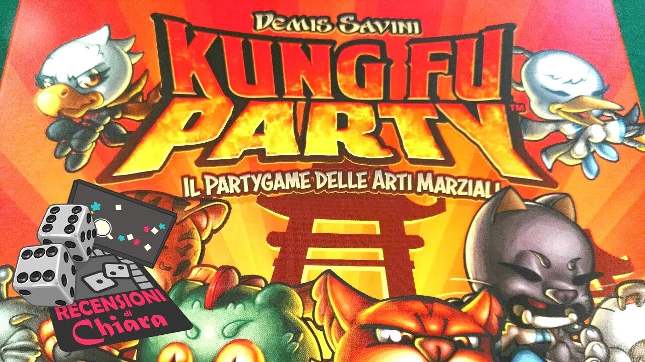 Kung Fu Party (tutorial, commento e partita) - Recensioni di Chiara (giochi da tavolo)