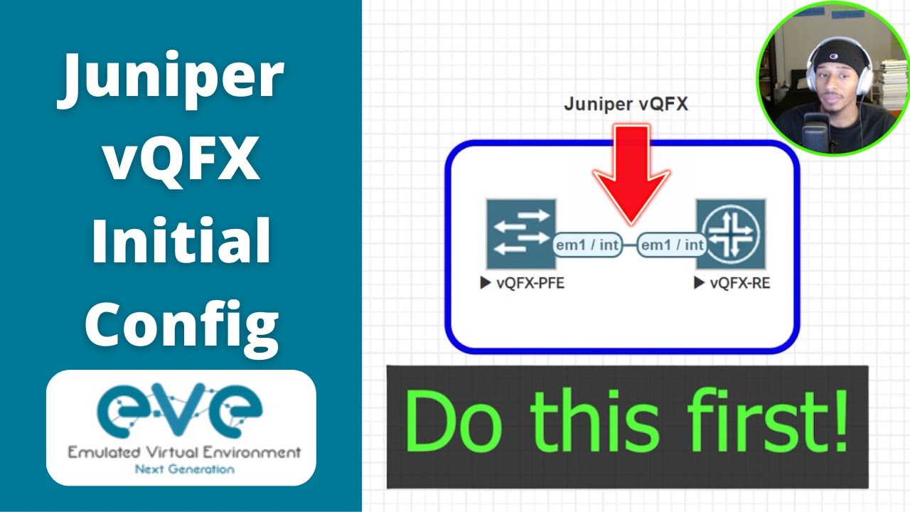 Don't FORGET to do this! Juniper vQFX Initial Config