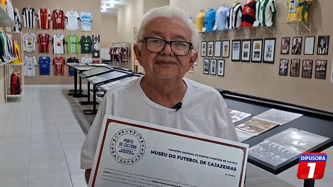 Museu do Futebol de Cajazeiras recebe certificado do Ministério da Cultura