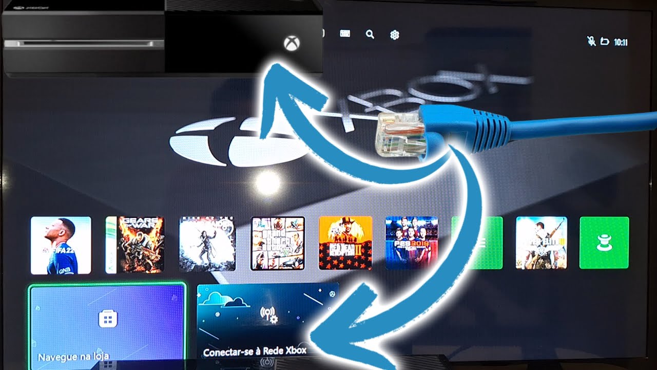 COMO CONECTAR O XBOX ONE NA INTERNET COM FIO