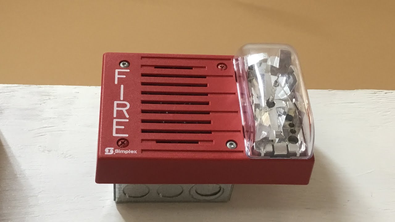 Fire Alarm System Test 28 | Simplex 4903 Mechanical Horn Strobe