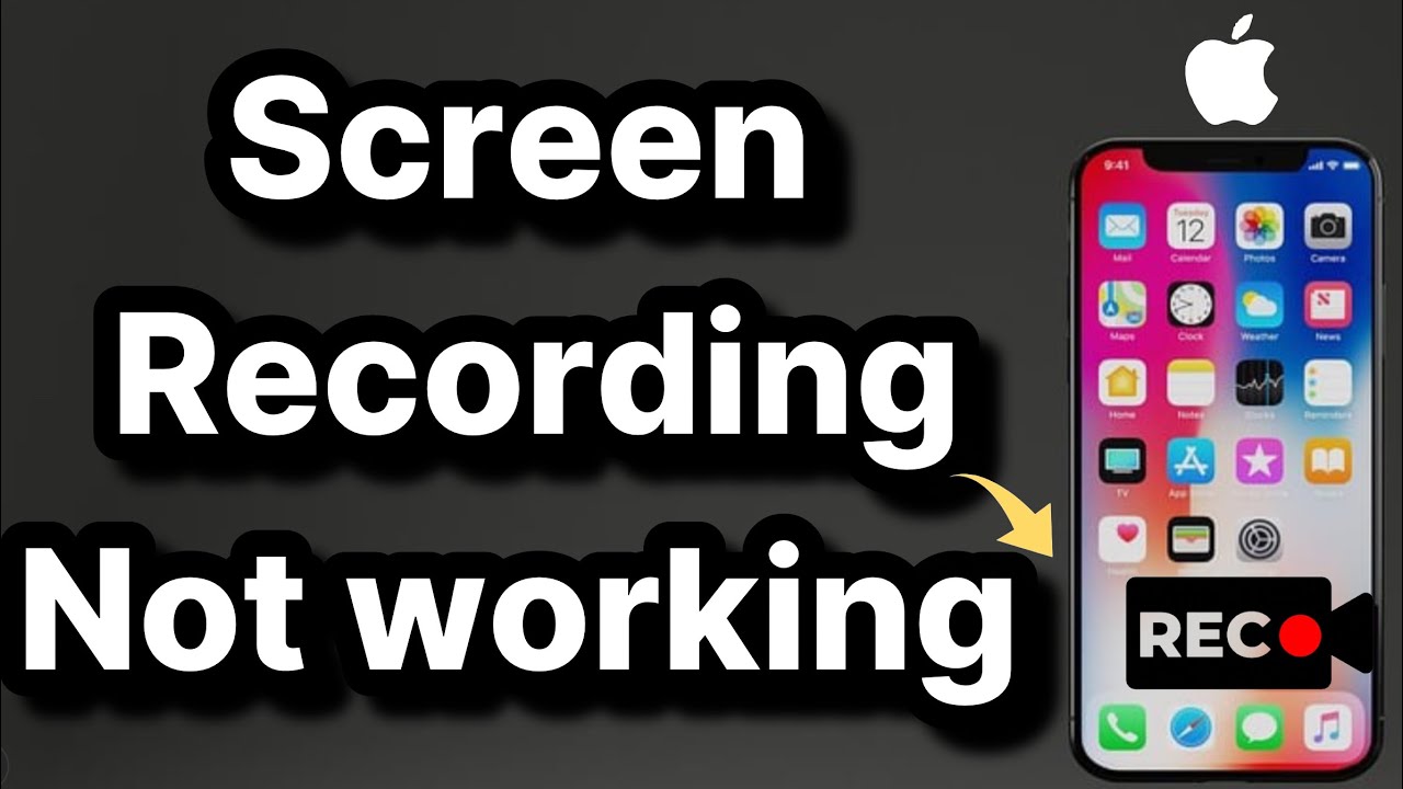 Screen recording not working in iPhone - Fix