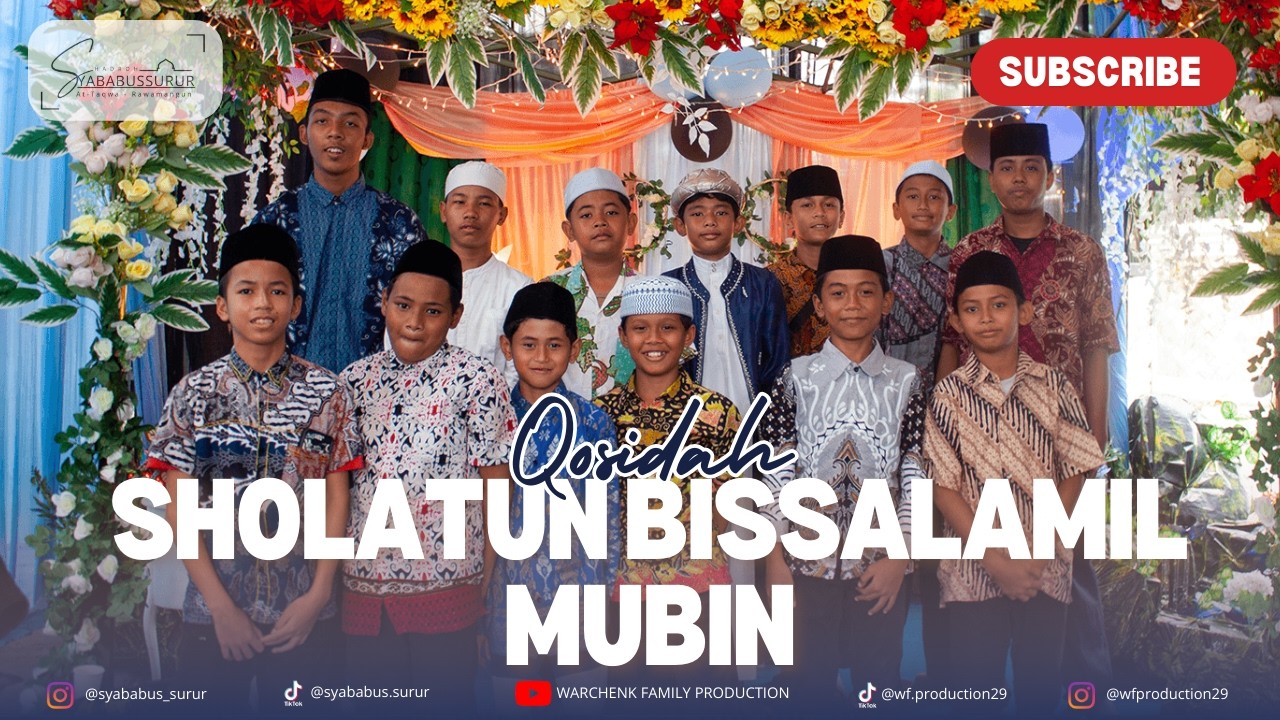 SHOLATUN BISSALAMIL MUBIN - WALIMATUL KHITAN FAQIH