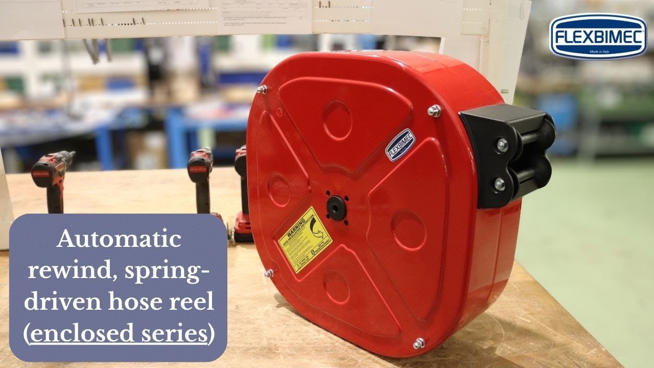 ENCLOSED HOSE REEL - HOW TO INSTALL, LOAD AND REPLACE HOSE SAFELY