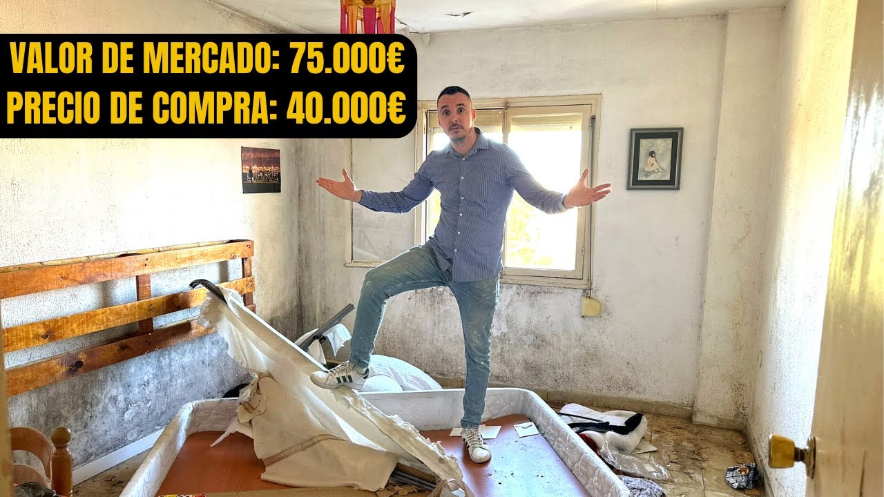 Hemos Comprado un Piso OKUPADO! Así han Dejado el Piso..(HOUSE TOUR)