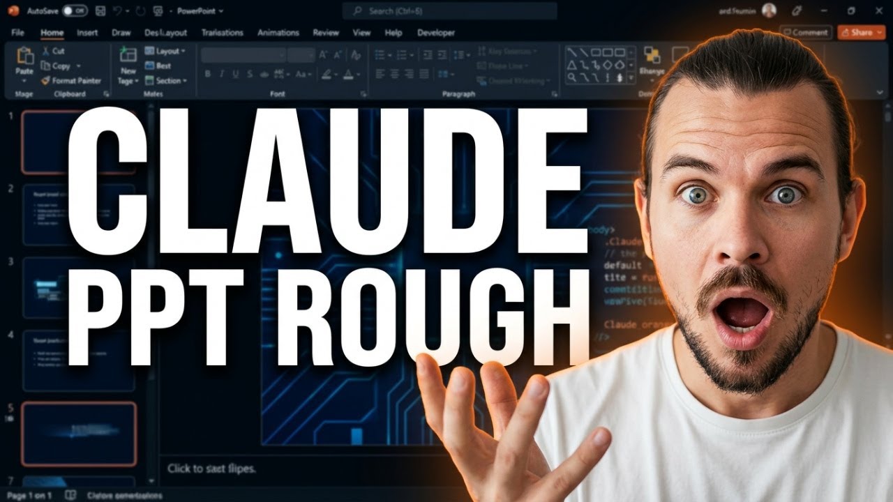 Live Testing the New Claude PowerPoint Extension (It's Rough)
