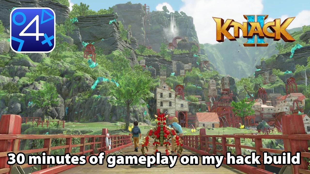 Knack 2 on shadPS4 part 4 - Gameplay on my hack build