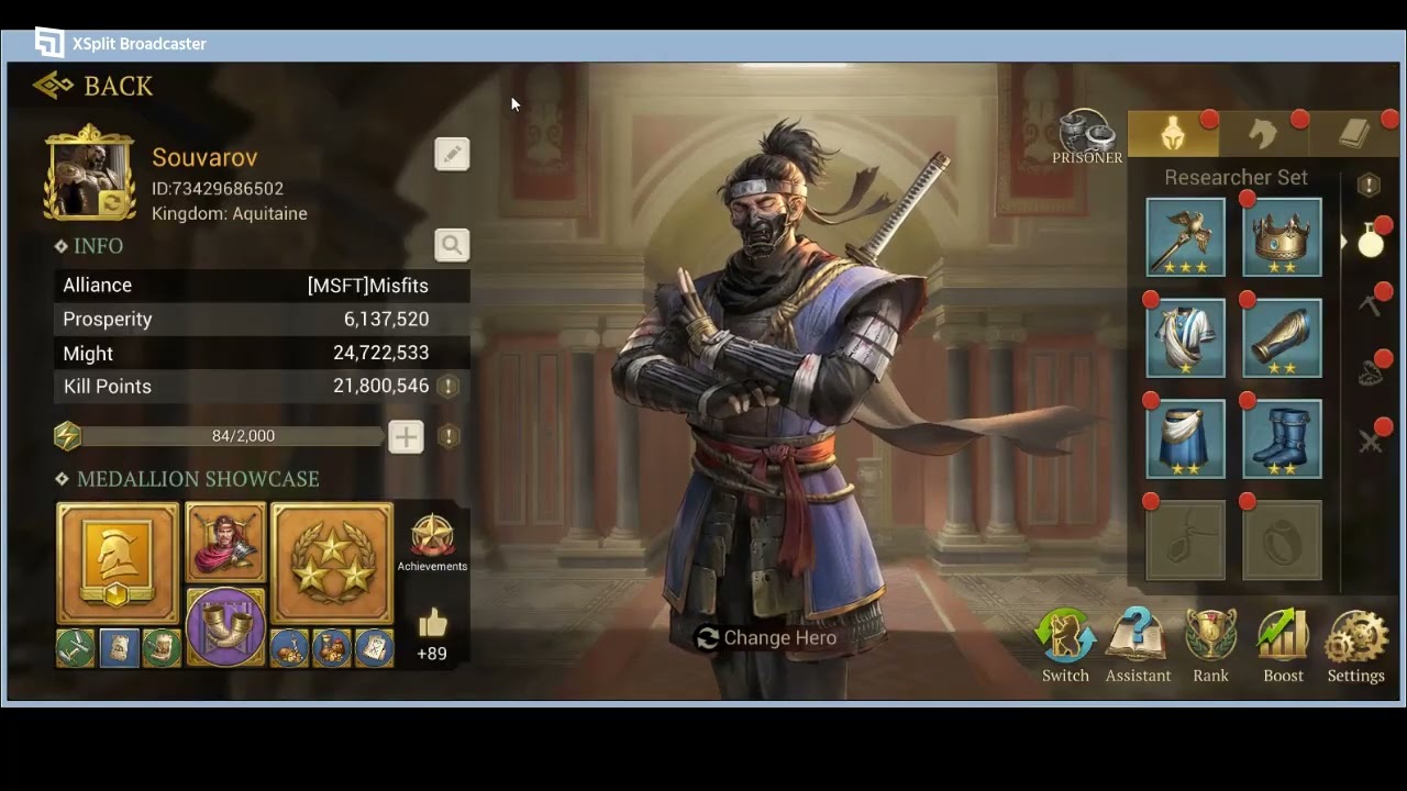 Game of Empires : [Talk] About Might and being efficient