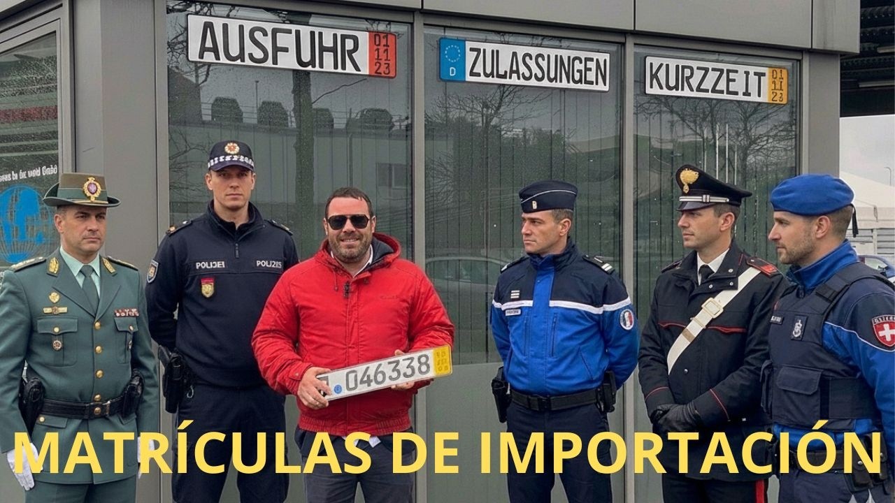 ¿Cuánto cuestan y para qué sirven las matrículas de importación? (Alemania vs España)