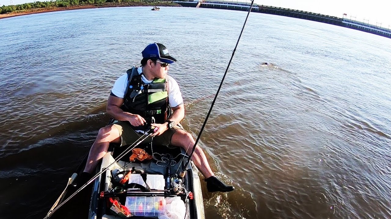 NO! hacer lo que hice en la Represa Salto Grande. Pesca en Kayak en Concordia | Entre Ríos