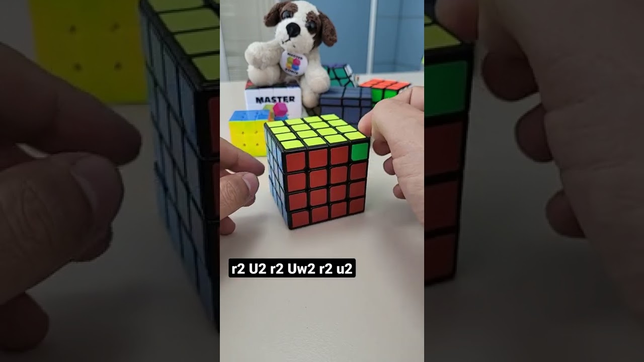 Paridad de aristas cubo 4x4.-2. Paridad en las esquinas. Cubos de Rubik. #shorts