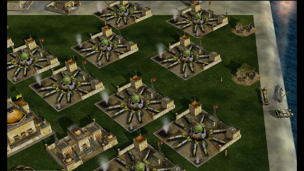 Command & Conquer Generals Heure H : GLA Toxine Vs 7 Infanterie Chine Difficile