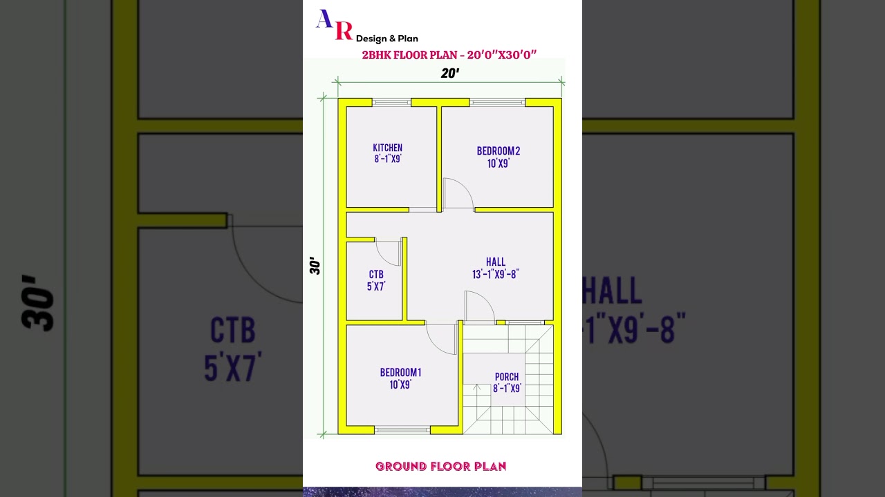 20x30 House Plan North facing house design #20x45 #30x50kagharkanaksha #homedesign
