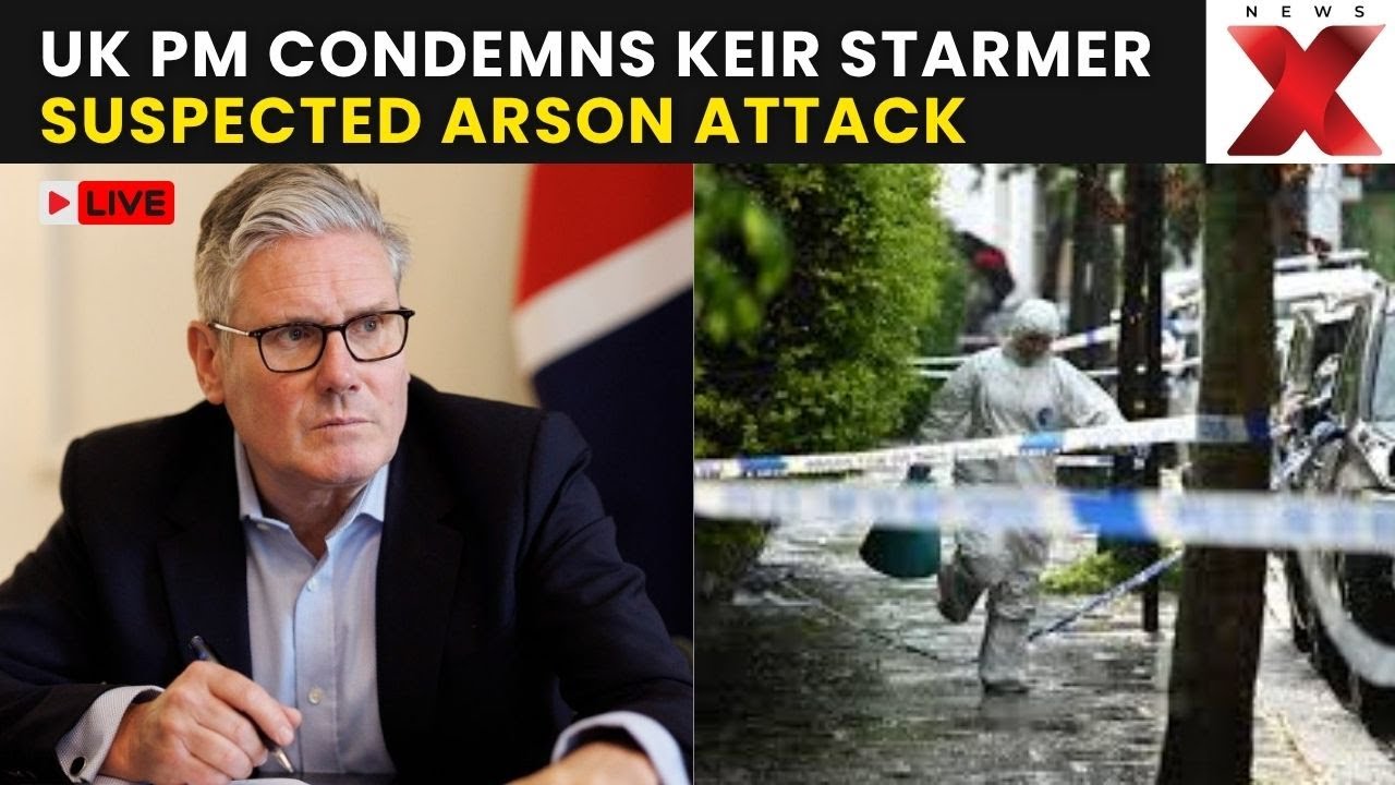 UK Mosque Fire LIVE: UK PM Keir Starmer Visits Mosque Hit by Suspected Arson Attack | NewsX