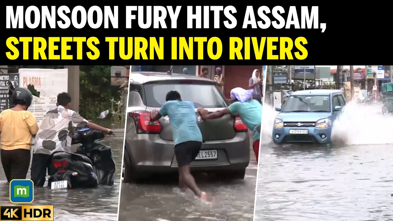 ASSAM FLOODS 2026: HEAVY RAIN Leaves Guwahati Submerged; IMD Warns More Downpours Ahead
