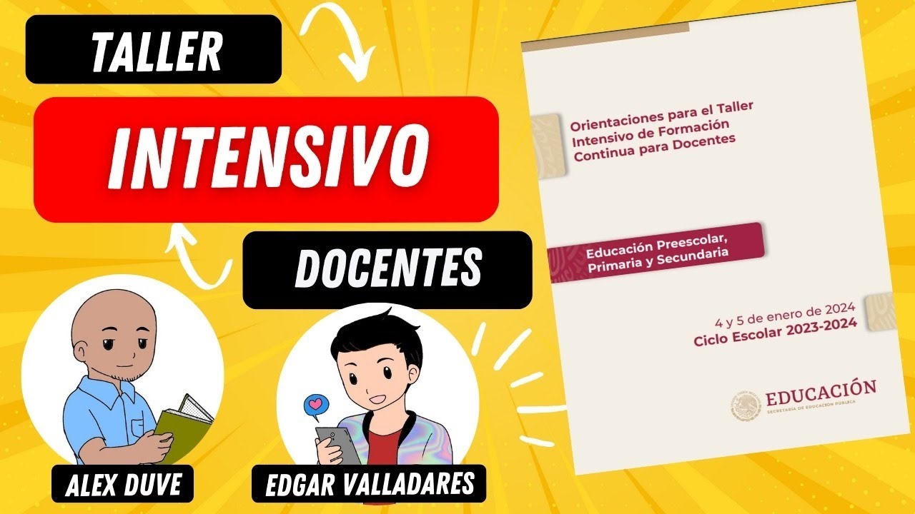 EN VIVO | SESIÓN 1 DEL TALLER INTENSIVO DE FORMACIÓN CONTINUA PARA DOCENTES