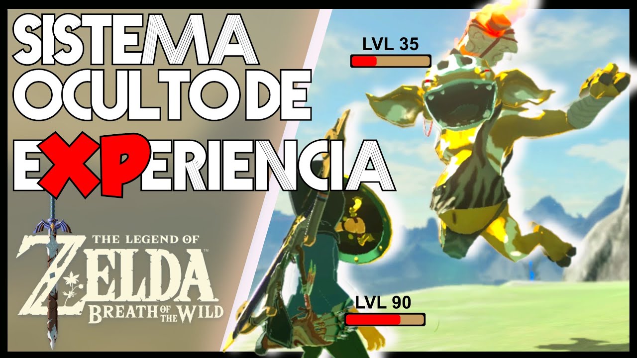Como funciona el sistema de experiencia oculto en Zelda Breath of the Wild