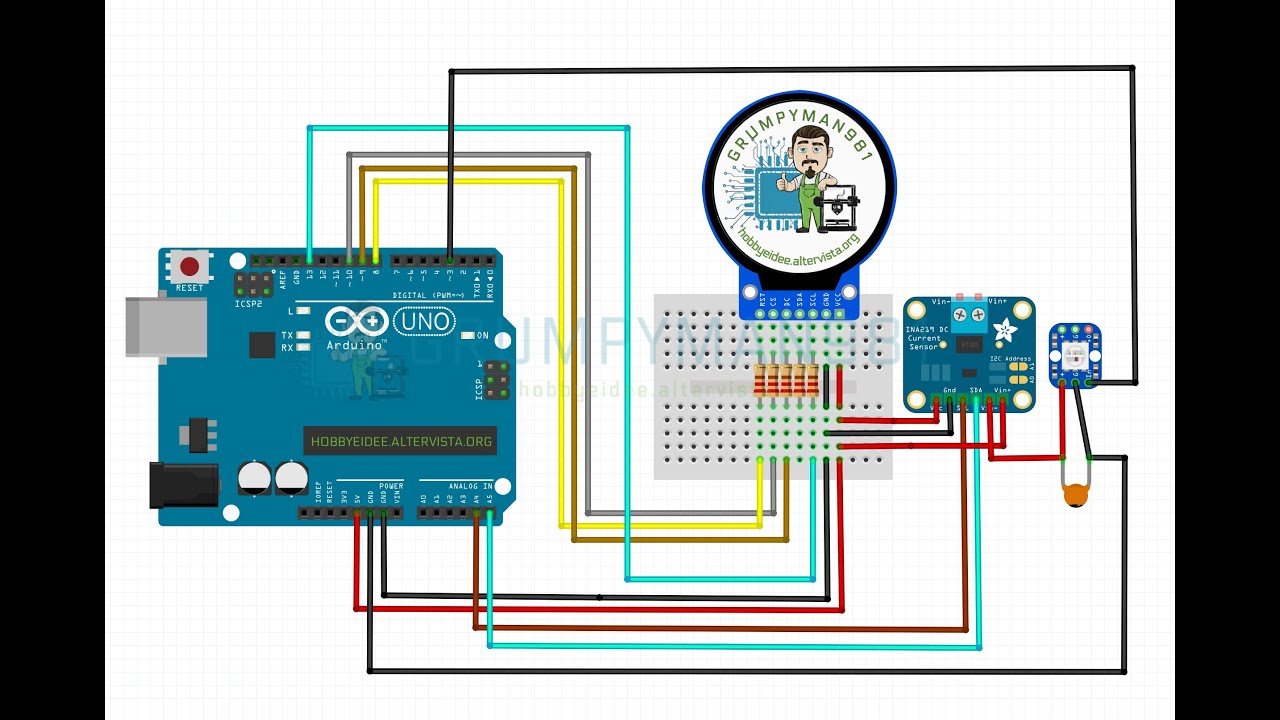 Arduino: leggere i valori di un led tramite INA219