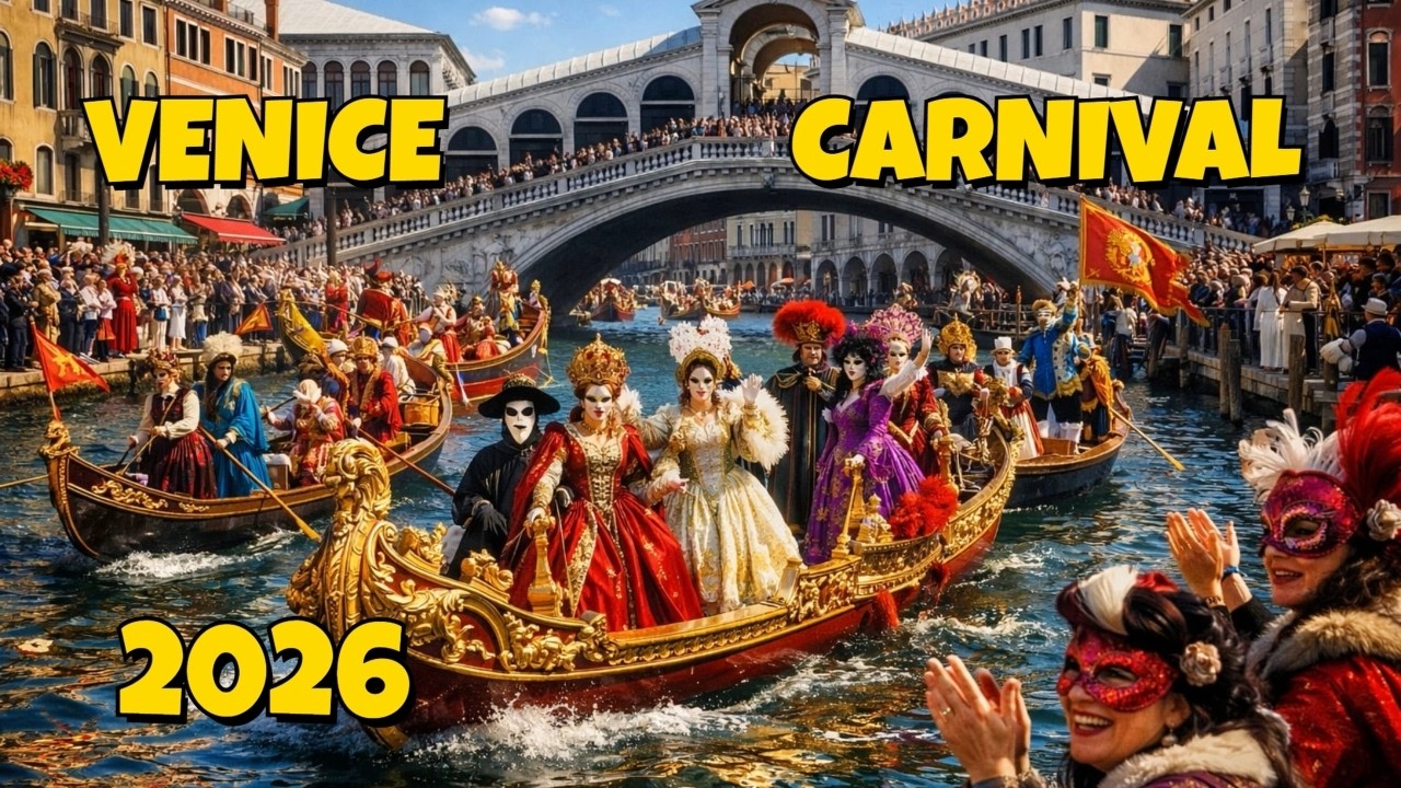 Italy 4k Venice Carnival 2026: Experience the Magic of this Wonderful City #venicecarnival2026