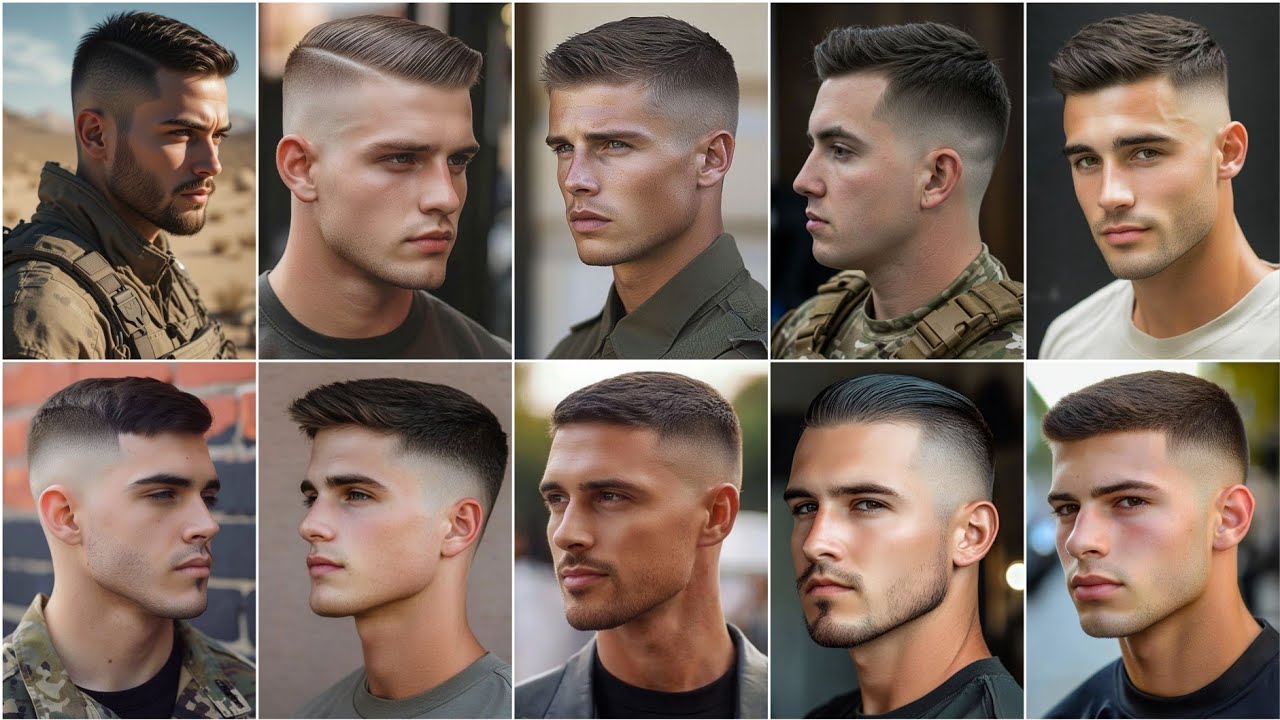 Army Hair Cutting Style Boys Sample Photo | Best Army Hairstyles For Man | Boys Army Haircuts photos