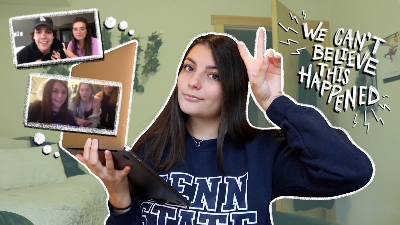 a normal college day in the life vlog...JK ITS WILD I MET DAVID DOBRIK