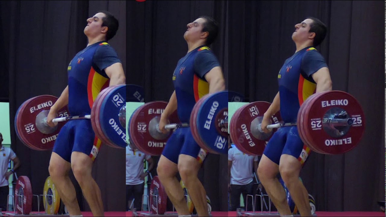 Marcos Ruiz (105) - 165kg, 170kg, & 175kg Snatches @ 2017 European U23 Championships