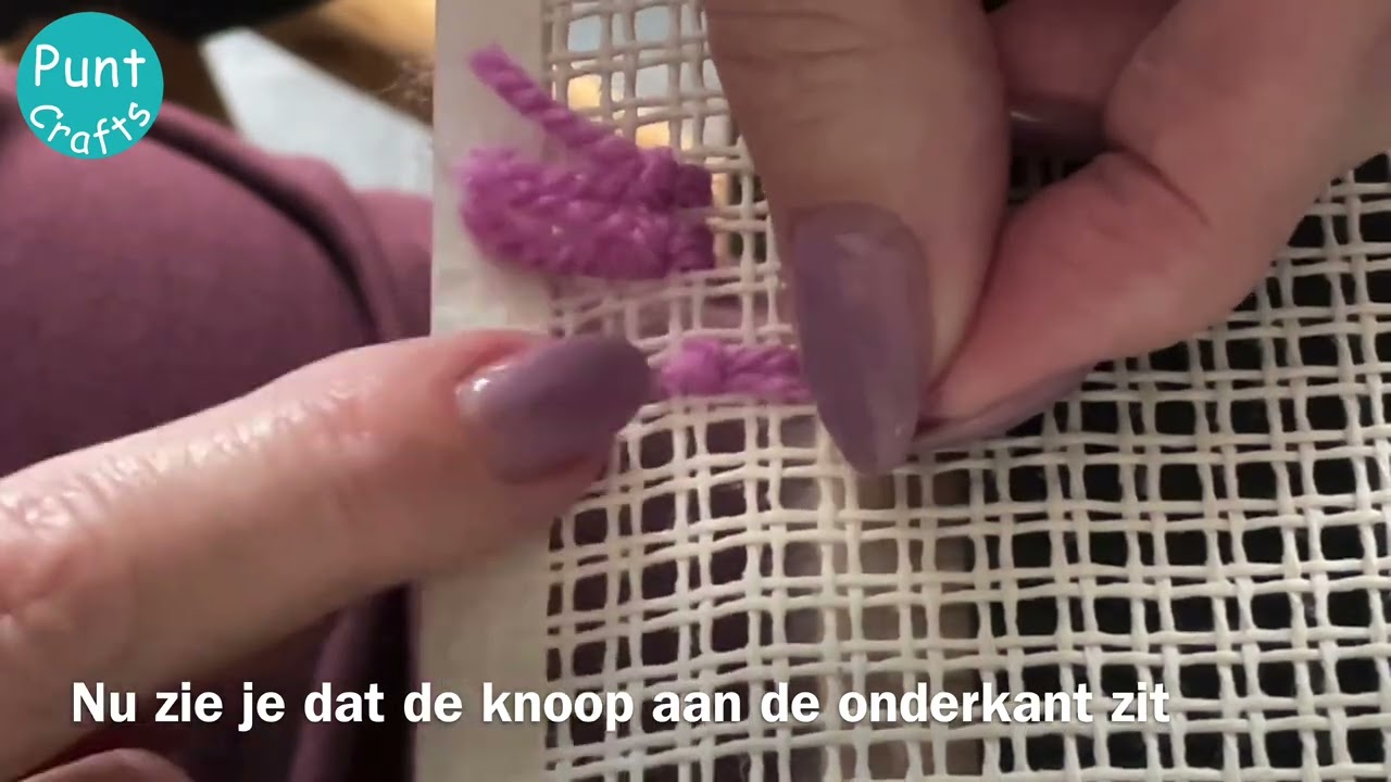 Smyrna en Soedan knopen. Basis deel 5A: Knoop technieken