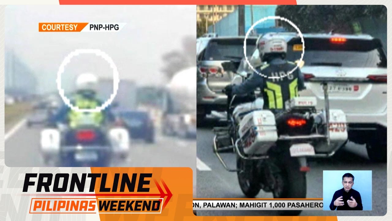 Viral post ng babaeng may umano'y HPG escort, iniimbestigahan ng PNP