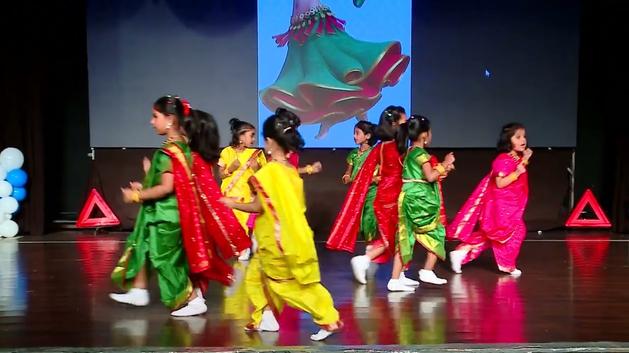 Cute PP2 Girls Performing Colorful Dance | Galayan Sangali Sonachi