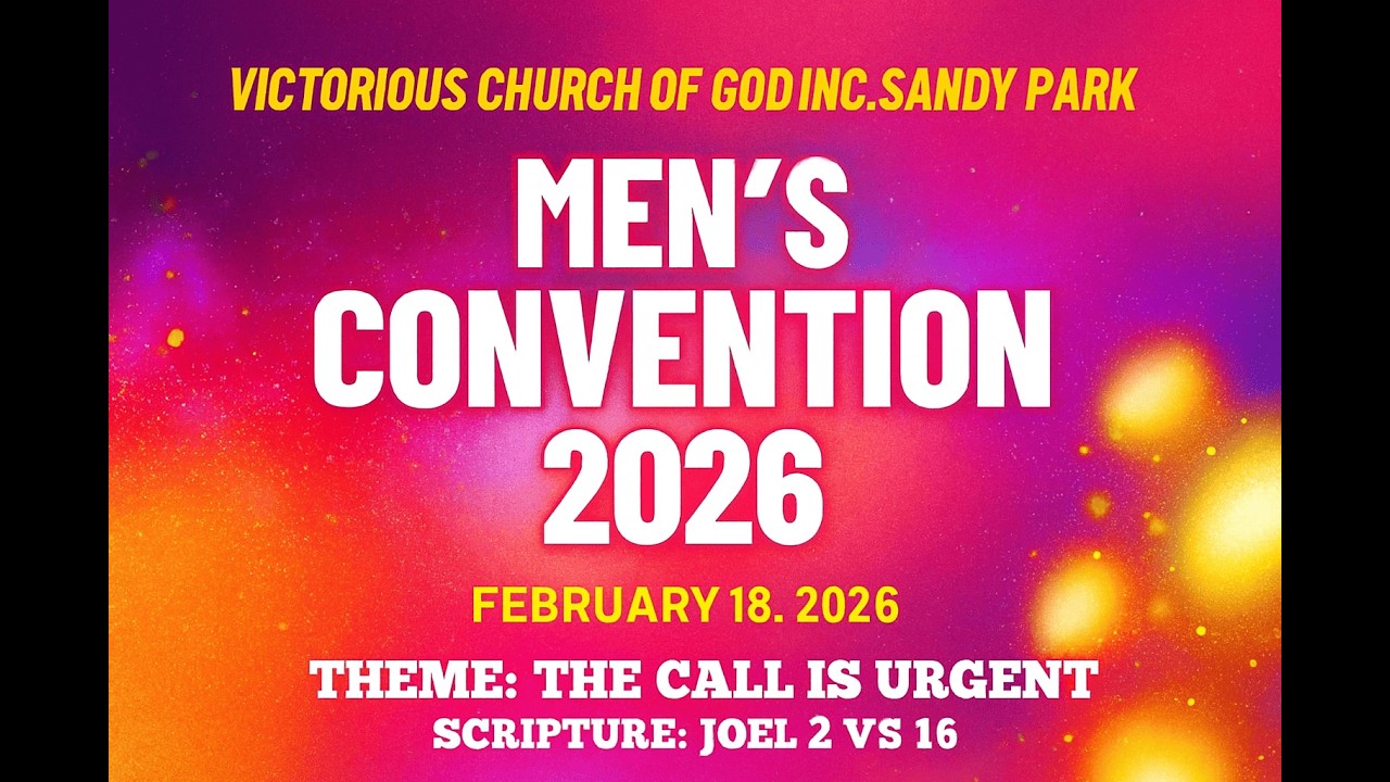 V.C.O.G INC. Sandy Park Annual Spiritual Men's Festival 2026 | Bishop L. Lugg | The call is urgent